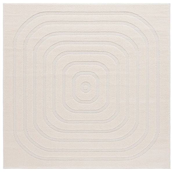 Safavieh Ramona Chic Ivory Runner Rug - Modern Power-loomed Design For Hallways & Entryways, Durable Elegance Ivory 65% Polyester,35% Jute Ram150a-7sq