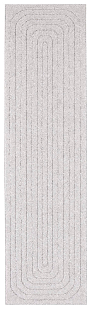 Safavieh Ramona Exquisite Area Rug - Contemporary Power Loomed Design For High-traffic Spaces, Soft Comfort Light Grey 65% Polyester,35% Jute Ram150f-8