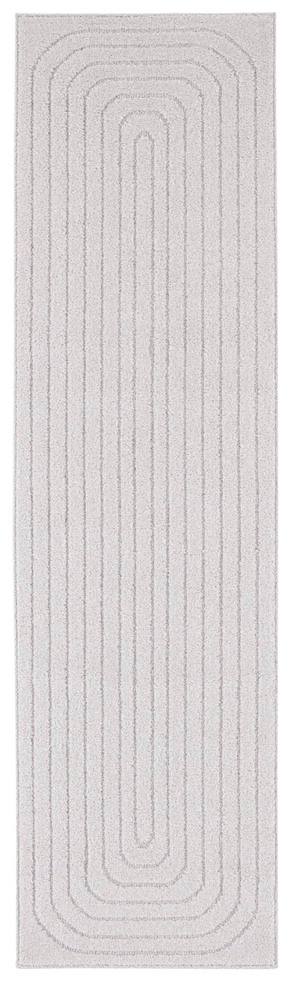 Safavieh Ramona Exquisite Area Rug - Contemporary Power Loomed Design For High-traffic Spaces, Soft Comfort Light Grey 65% Polyester,35% Jute Ram150f-8