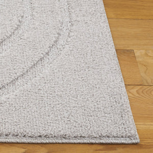 Safavieh Ramona Chic Ivory Runner Rug - Modern Power-loomed Design For Hallways & Entryways, Durable Elegance Light Grey 65% Polyester,35% Jute Ram150f-5