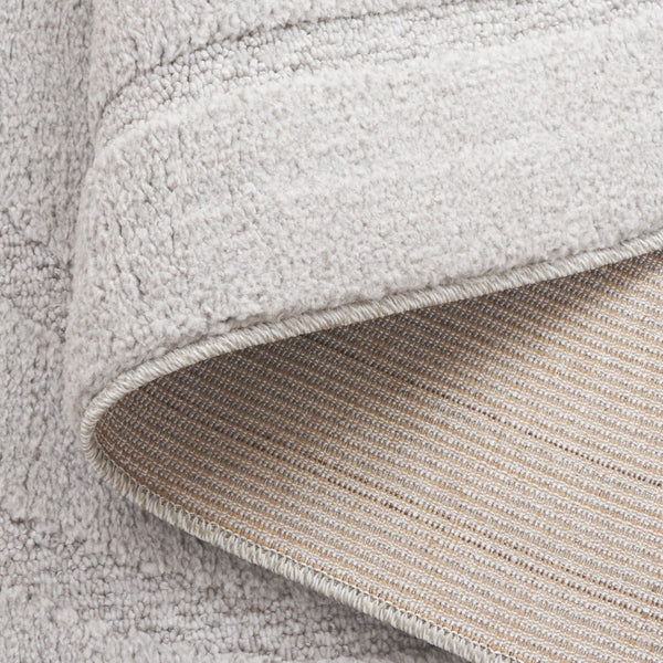 Safavieh Ramona Exquisite Area Rug - Contemporary Power Loomed Design For High-traffic Spaces, Soft Comfort Light Grey 65% Polyester,35% Jute Ram150f-8