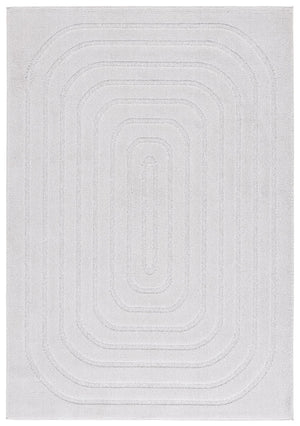 Safavieh Ramona Chic Ivory Runner Rug - Modern Power-loomed Design For Hallways & Entryways, Durable Elegance Light Grey 65% Polyester,35% Jute Ram150f-5