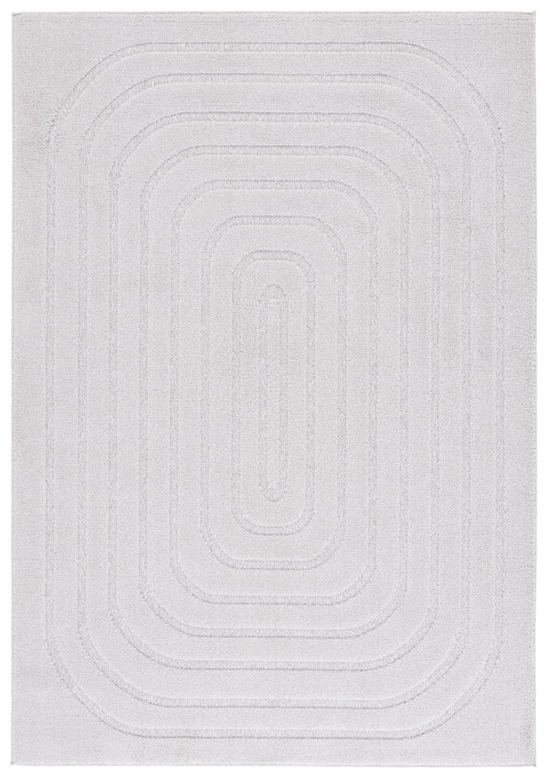 Safavieh Ramona Chic Ivory Runner Rug - Modern Power-loomed Design For Hallways & Entryways, Durable Elegance Light Grey 65% Polyester,35% Jute Ram150f-5