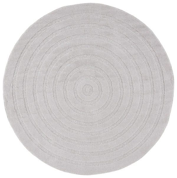 Safavieh Ramona Chic Ivory Runner Rug - Modern Power-loomed Design For Hallways & Entryways, Durable Elegance Light Grey 65% Polyester,35% Jute Ram150f-7r