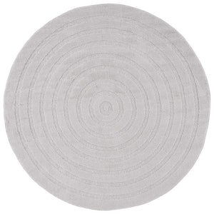 Safavieh Ramona Exquisite Area Rug - Contemporary Power Loomed Design For High-traffic Spaces, Soft Comfort Light Grey 65% Polyester,35% Jute Ram150f-8