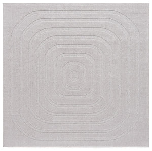 Safavieh Ramona Chic Ivory Runner Rug - Modern Power-loomed Design For Hallways & Entryways, Durable Elegance Light Grey 65% Polyester,35% Jute Ram150f-7sq