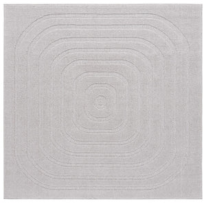 Safavieh Ramona Exquisite Area Rug - Contemporary Power Loomed Design For High-traffic Spaces, Soft Comfort Light Grey 65% Polyester,35% Jute Ram150f-8