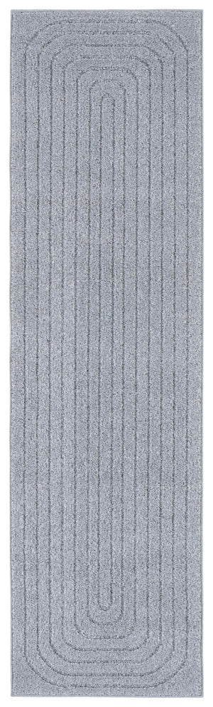 Safavieh Ramona Chic Ivory Runner Rug - Modern Power-loomed Design For Hallways & Entryways, Durable Elegance Grey 65% Polyester,35% Jute Ram150g-28