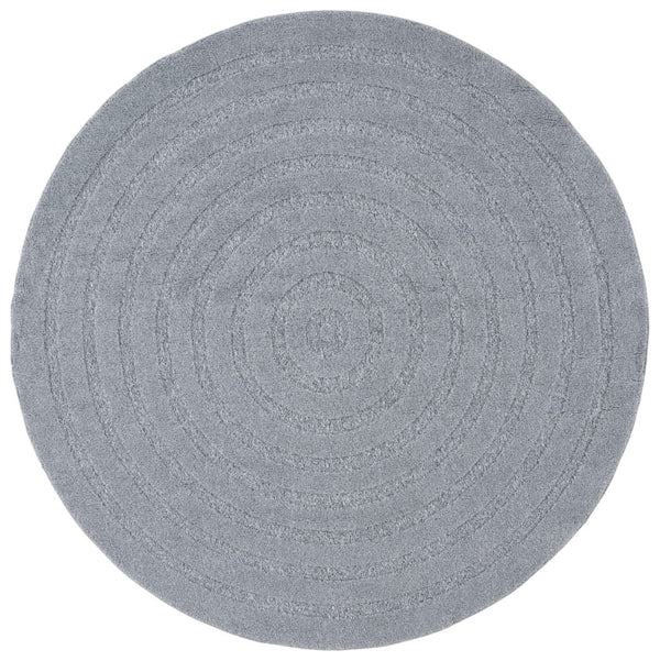 Safavieh Ramona Exquisite Area Rug - Contemporary Power Loomed Design For High-traffic Spaces, Soft Comfort Grey 65% Polyester,35% Jute Ram150g-8