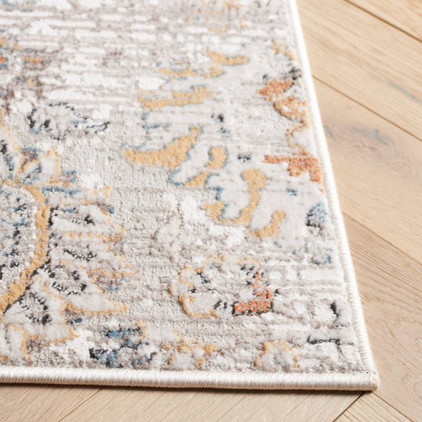 Safavieh Rana Transitional Area Rug - Elegant Power Loomed Design For Hallways, Kitchens, And Living Spaces Ivory ,Beige 60% Polypropylene,40% Polyester Ran104a-5