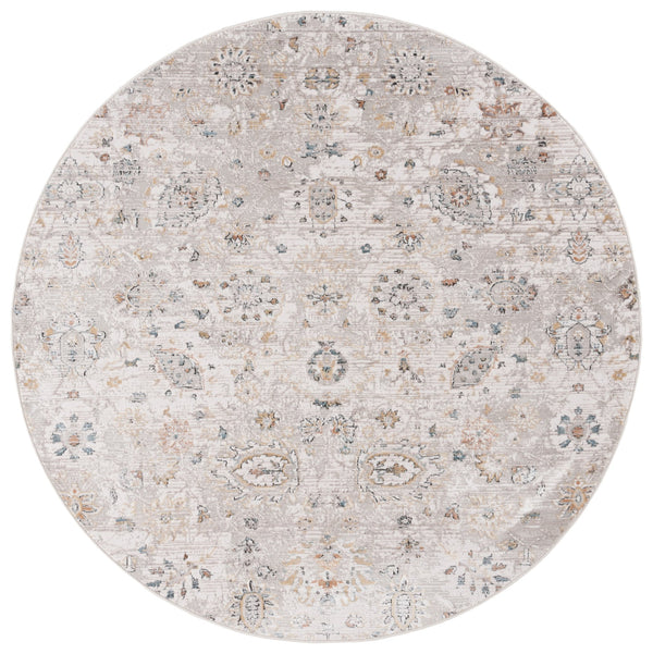 Safavieh Rana Transitional Area Rug - Elegant Power Loomed Design For Hallways, Kitchens, And Living Spaces Ivory ,Beige 60% Polypropylene,40% Polyester Ran104a-7r
