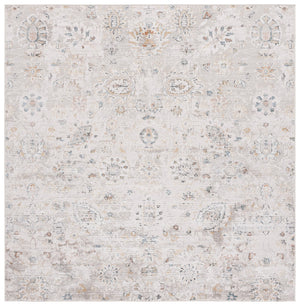 Safavieh Rana Transitional Area Rug - Elegant Power Loomed Design For Hallways, Kitchens, And Living Spaces Ivory ,Beige 60% Polypropylene,40% Polyester Ran104a-7sq