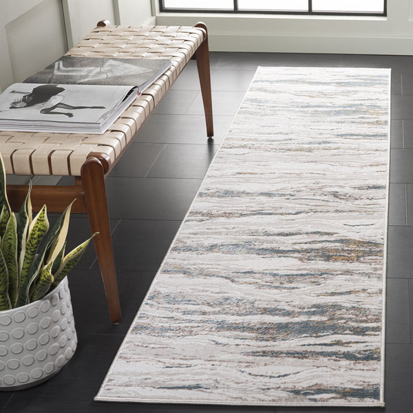 Safavieh Rana Modern Runner Area Rug - Elegant Turkish Craftsmanship For Stylish Home Décor And Comfort Ivory ,Beige 60% Polypropylene,40% Polyester Ran118a-28