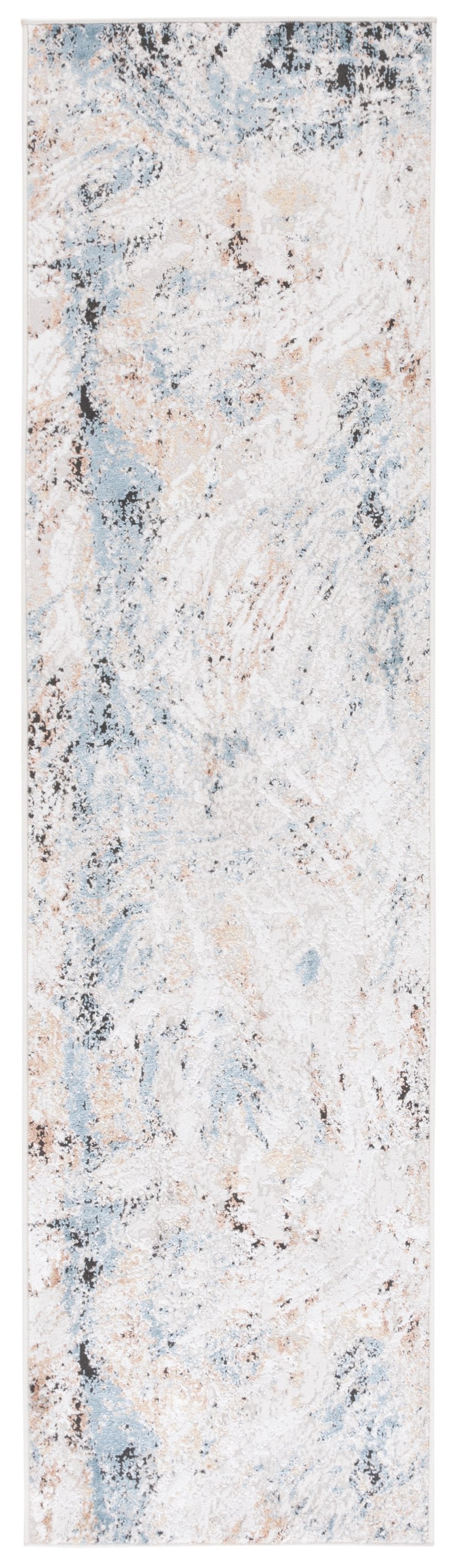 Safavieh Rana Modern Power Loomed Runner Area Rug - Handcrafted Elegance For Timeless Home Décor Solutions Ivory ,Beige 60% Polypropylene,40% Polyester Ran120a-28