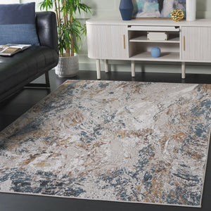 Safavieh Rana Luxurious Modern Area Rug - Elegant Power-loomed Design For Timeless Style And Comfort Ivory ,Beige 60% Polypropylene,40% Polyester Ran120a-9