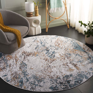 Safavieh Rana Luxurious Modern Area Rug - Elegant Power-loomed Design For Timeless Style And Comfort Ivory ,Beige 60% Polypropylene,40% Polyester Ran120a-9