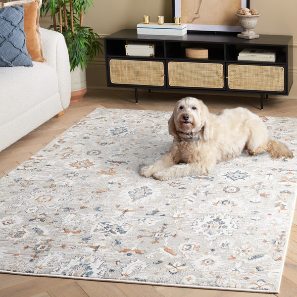 Safavieh Rana Luxurious Transitional Area Rug - Elegant Soft Design For Living Room & Cozy Spaces Ivory ,Beige 60% Polypropylene,40% Polyester Ran124a-8