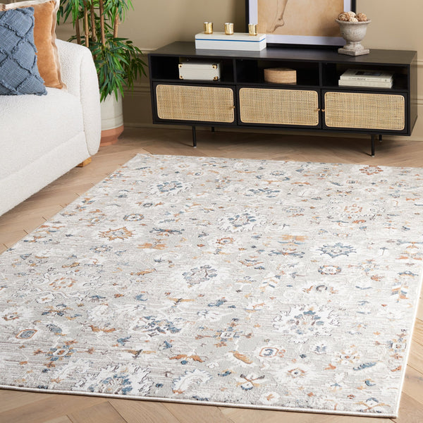 Safavieh Rana Transitional Area Rug - Luxurious Power-loomed Runner For Elegant Hallways And Living Spaces Ivory ,Beige 60% Polypropylene,40% Polyester Ran124a-5