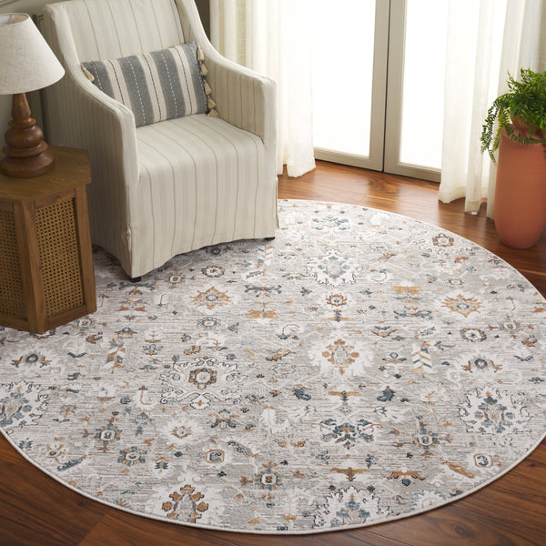 Safavieh Rana Transitional Area Rug - Luxurious Power-loomed Runner For Elegant Hallways And Living Spaces Ivory ,Beige 60% Polypropylene,40% Polyester Ran124a-7r