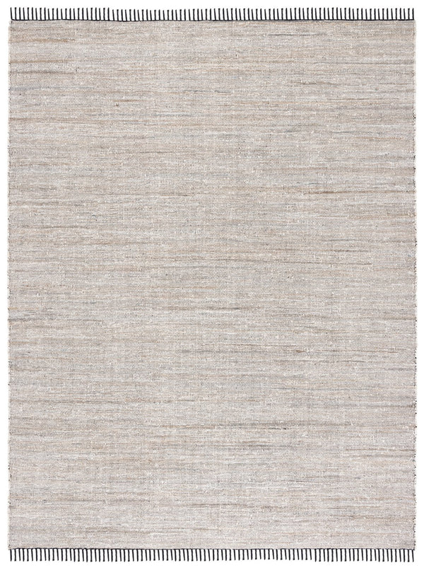 Safavieh Rag Handwoven Area Rug In Ivory And Black - Modern Eco-friendly Design For Chic Home Decor Ivory ,Black 80% Denim,20% Cotton Rar301a-5