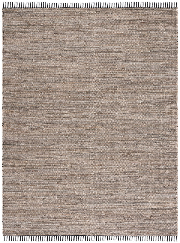 Safavieh Rag Handwoven Area Rug In Ivory And Black - Modern Eco-friendly Design For Chic Home Decor Beige ,Black 80% Denim,20% Cotton Rar301b-6r