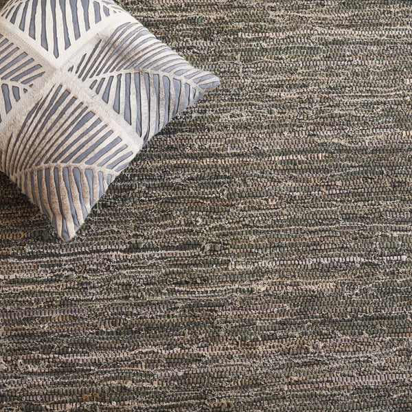 Safavieh Rag Handwoven Area Rug In Ivory And Black - Modern Eco-friendly Design For Chic Home Decor Dark Green ,Black 80% Denim,20% Cotton Rar301y-8