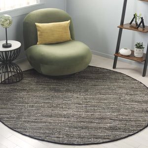 Safavieh Rag Handwoven Area Rug In Ivory And Black - Modern Eco-friendly Design For Chic Home Decor Dark Green ,Black 80% Denim,20% Cotton Rar301y-8