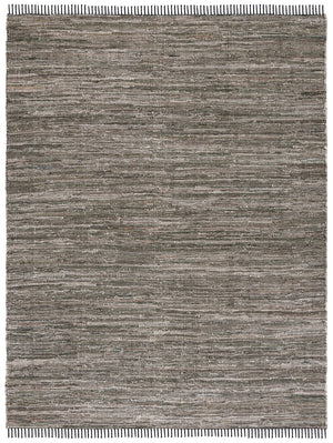 Safavieh Rag Handwoven Area Rug In Ivory And Black - Modern Eco-friendly Design For Chic Home Decor Dark Green ,Black 80% Denim,20% Cotton Rar301y-8