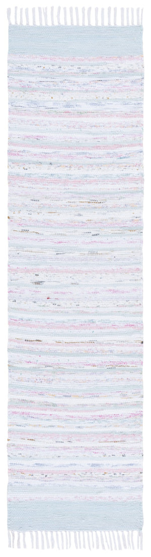 Safavieh Rag Rug: Handwoven Cotton Area Rug For Elegant Spaces, Perfect Blend Of Durability And Comfort Ivory ,Grey Cotton Rar401f-9