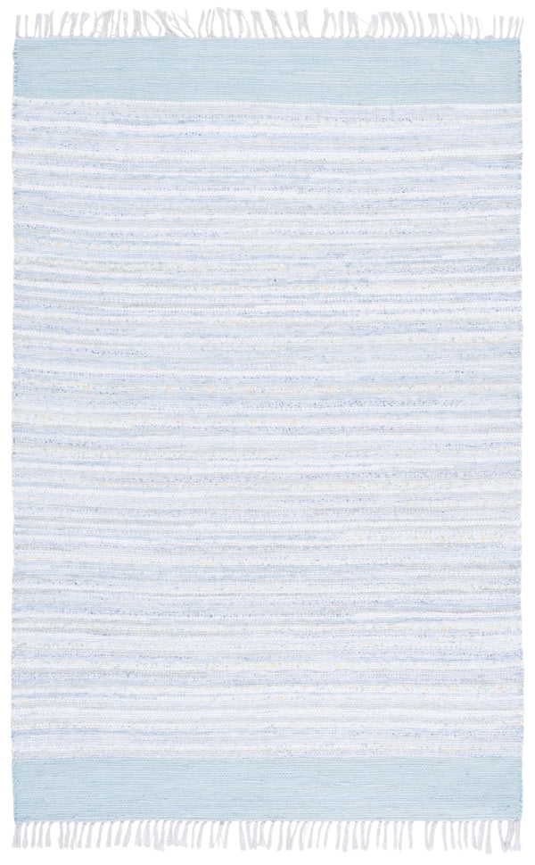 Safavieh Rag Rug: Handwoven Cotton Area Rug For Elegant Spaces, Perfect Blend Of Durability And Comfort Ivory ,Grey Cotton Rar401f-9
