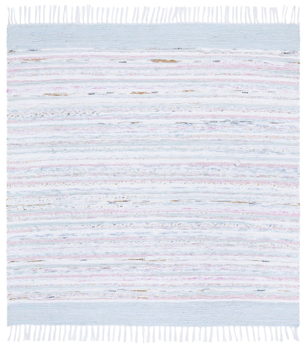 Safavieh Rag Rug: Handwoven Cotton Area Rug For Elegant Spaces, Perfect Blend Of Durability And Comfort Ivory ,Grey Cotton Rar401f-9