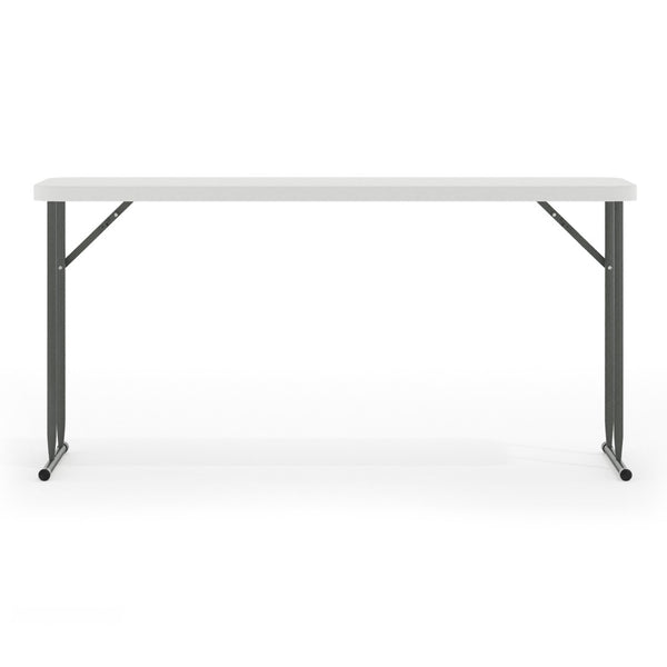 English Elm Kathryn 5-Foot Folding Training Table – Durable, Waterproof, and Space-Saving for Any Event Setup RB-1860-GG