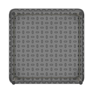 English Elm Paige Kid's Folding Table – Durable, Lightweight Design with Locking Legs for Safe Use Anywhere Granite Gray 24" Square RB-2424-KID-GY-GG