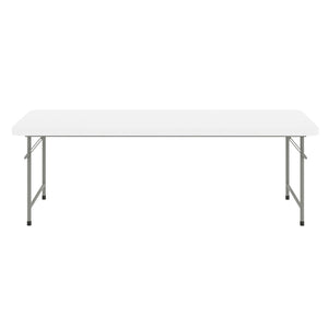 English Elm Paige Kid's Folding Table - Durable, Lightweight, Easy-Clean Activity Space for Classrooms & Playrooms Granite White 30"W x 60"L x 19"H RB-3060-KID-GG