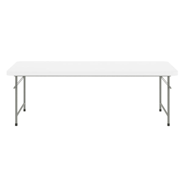 English Elm Paige Kid's Folding Table - Durable, Lightweight, Easy-Clean Activity Space for Classrooms & Playrooms Granite White 30"W x 60"L x 19"H RB-3060-KID-GG