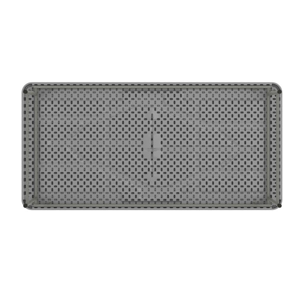 English Elm Paige Kid's Folding Table - Durable, Lightweight, Easy-Clean Activity Space for Classrooms & Playrooms Granite Gray 30"W x 60"L x 19"H RB-3060-KID-GY-GG