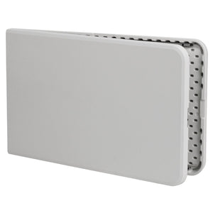 English Elm Kathryn 8' Bi-Fold Table Set with 10 Chairs - Durable, Portable, Waterproof for Events & Training RB-3096F-10-LEL3-BK-GG