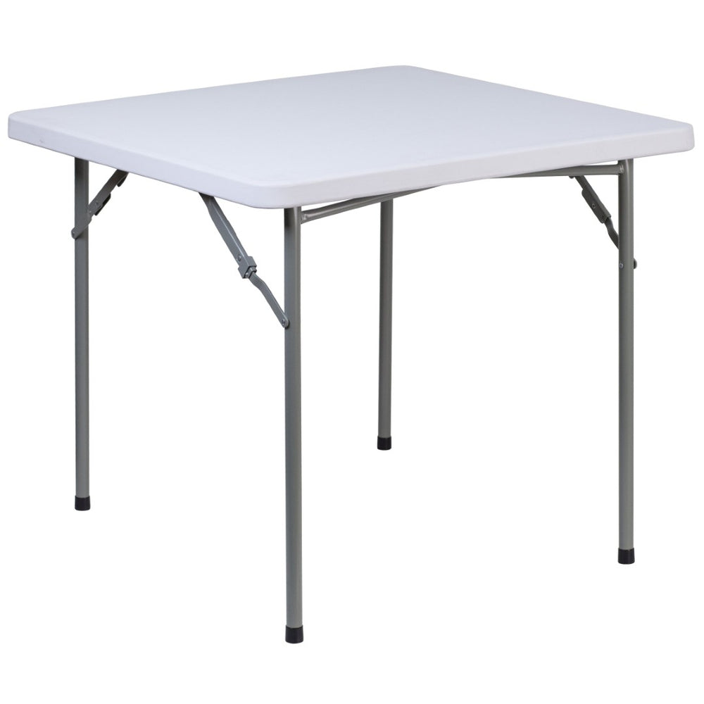 English Elm Kathryn 2.81-Foot Square Folding Table - Durable, Lightweight, Portable for Events & Game Nights! RB-3434-GG