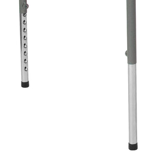 English Elm Kathryn Height Adjustable 2.79-Foot Square Folding Table - Versatile, Durable, and Easy to Store! RB-3434ADJ-GG