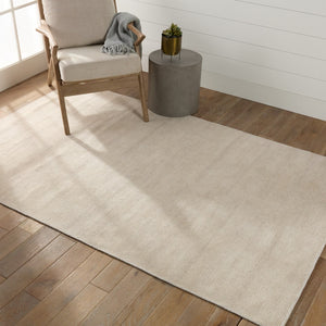 Jaipur Living Rebecca Limon Contemporary Transitional Handmade Outdoor Rug Cream 3'x10'