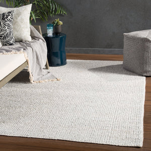 Jaipur Living Rebecca Crispin Rbc05 Handwoven Handmade 100% Pet Yarn Solids Solid Outdoor Rug Tan, Gray 100% Pet Yarn Rug143181