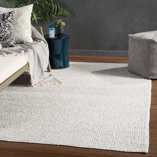 Jaipur Living Rebecca Crispin Rbc05 Handwoven Handmade 100% Pet Yarn Solids Solid Outdoor Rug Tan, Gray 100% Pet Yarn Rug143181