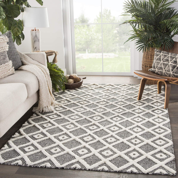 Jaipur Living Jaipur Living Bosc Hand Woven Trellis Pet Yarn Indoor Outdoor Rug for Patio or Kitchen 5' x 8' RUG143188