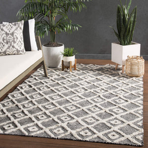 Jaipur Living Jaipur Living Bosc Hand Woven Trellis Pet Yarn Indoor Outdoor Rug for Patio or Kitchen 5' x 8' RUG143188