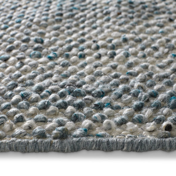 Jaipur Living Rebecca Crispin Rbc08 Handwoven Handmade 100% Pet Yarn Solids Solid Outdoor Rug Blue, White 100% Pet Yarn Rug148936