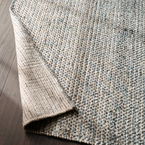 Jaipur Living Rebecca Crispin Rbc08 Handwoven Handmade 100% Pet Yarn Solids Solid Outdoor Rug Blue, White 100% Pet Yarn Rug148936