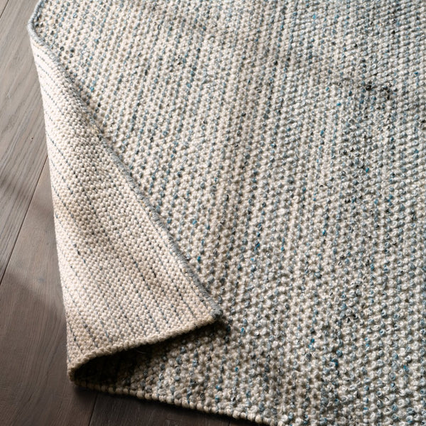 Jaipur Living Rebecca Crispin Rbc08 Handwoven Handmade 100% Pet Yarn Solids Solid Outdoor Rug Blue, White 100% Pet Yarn Rug148936