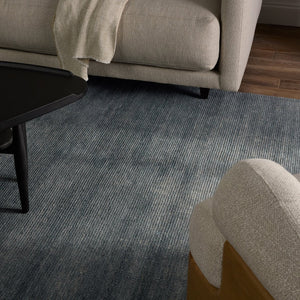 Jaipur Living Rebecca Limon Rbc12 Handwoven Handmade 100% Pet Yarn Solids Solid Outdoor Rug Blue 100% Pet Yarn Rug161196