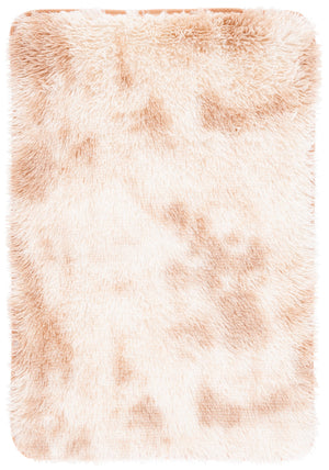 Safavieh Rainbow Shag Area Rug – Luxurious Slip-resistant Design For Stylish Home Décor Enhancement Beige Polyester Pile Rbo100b-6