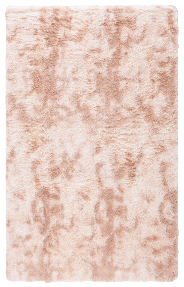 Safavieh Rainbow Shag Area Rug – Luxurious Slip-resistant Design For Stylish Home Décor Enhancement Beige Polyester Pile Rbo100b-6